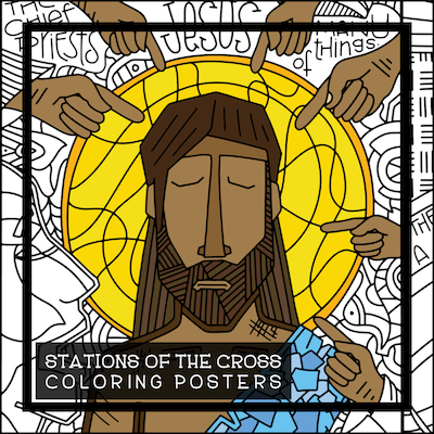 Stations of the Cross Coloring 