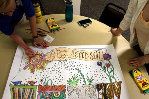 Parable of the Sower Coloring Poster