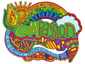 An Illustrated Compassion Coloring Posters