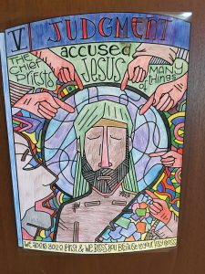 Stations of the Cross Coloring Posters