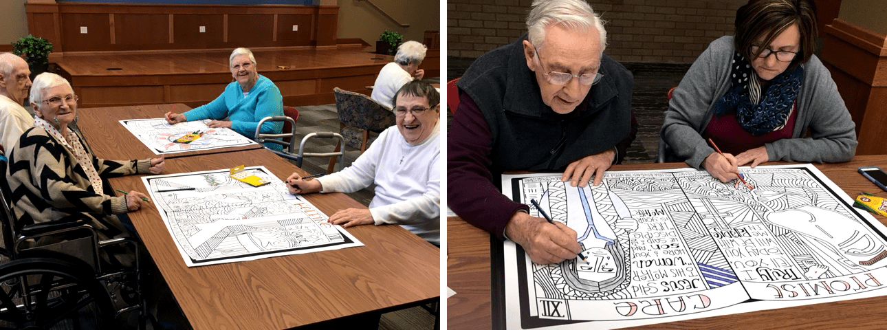 Retirement Home Coloring Series