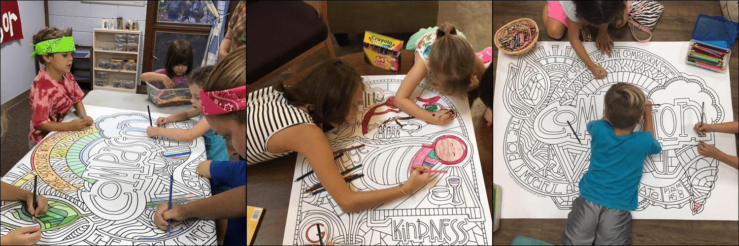 Hope, Peace, Joy, and Love Coloring Posters — Illustrated Ministry