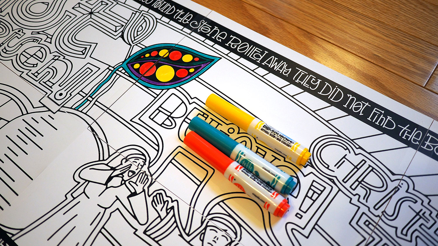 Shell Giant Coloring Poster – Mornings Together