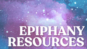 Purple and blue starry background with the words “Epiphany Resources” in bold white lettering.